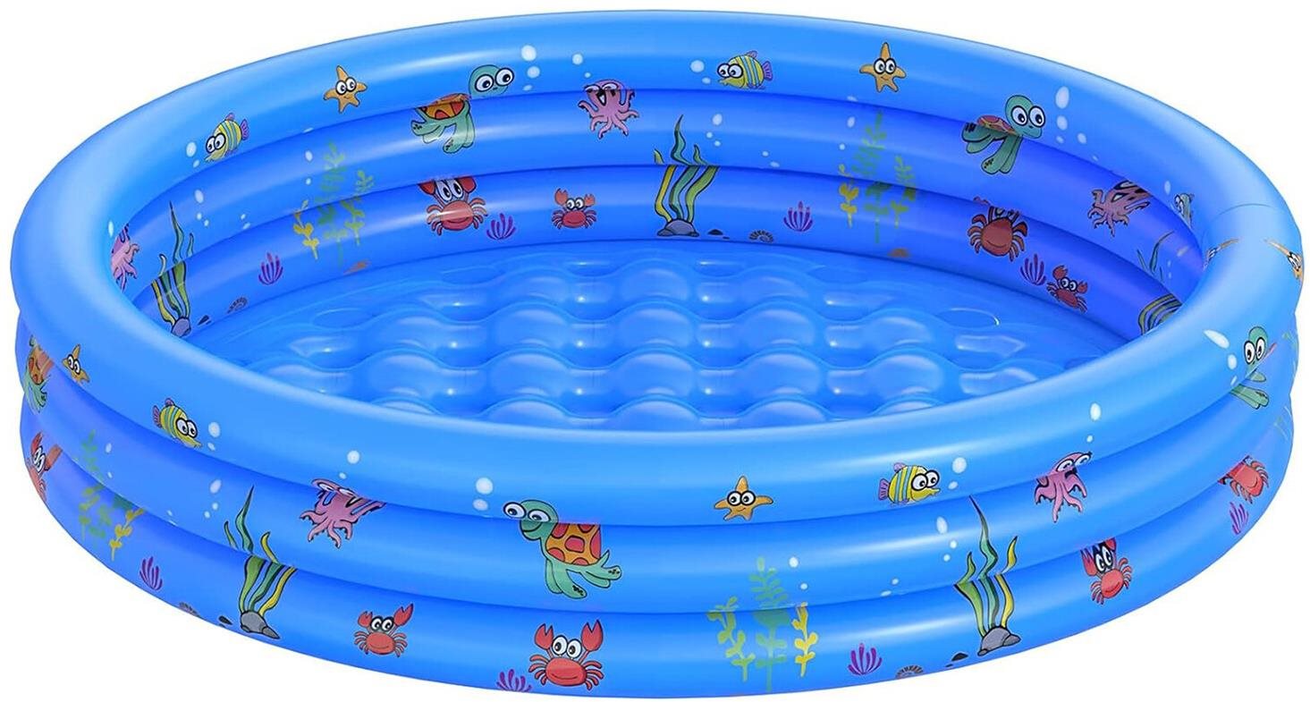 Aga Dětský bazén DS2803-BL 130 × 42 cm, modrý