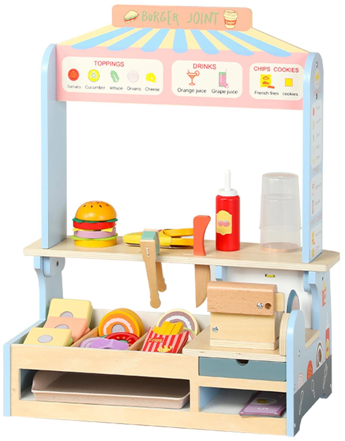 Aga4Kids Dětský dřevěný obchod DS5660
