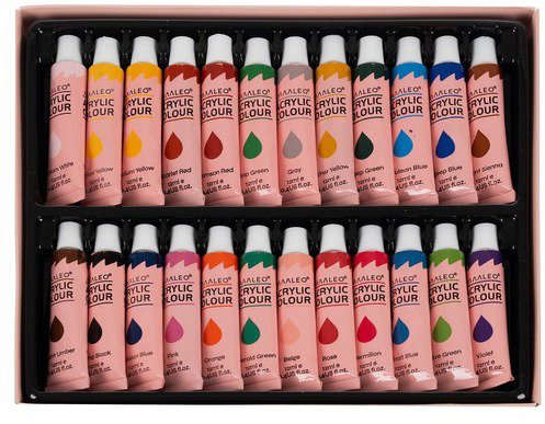 Akrylové barvy 24 ks 12 ml