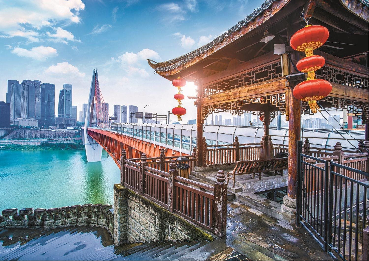 Trefl Puzzle Čchung-čching, Čína 1000 dílků