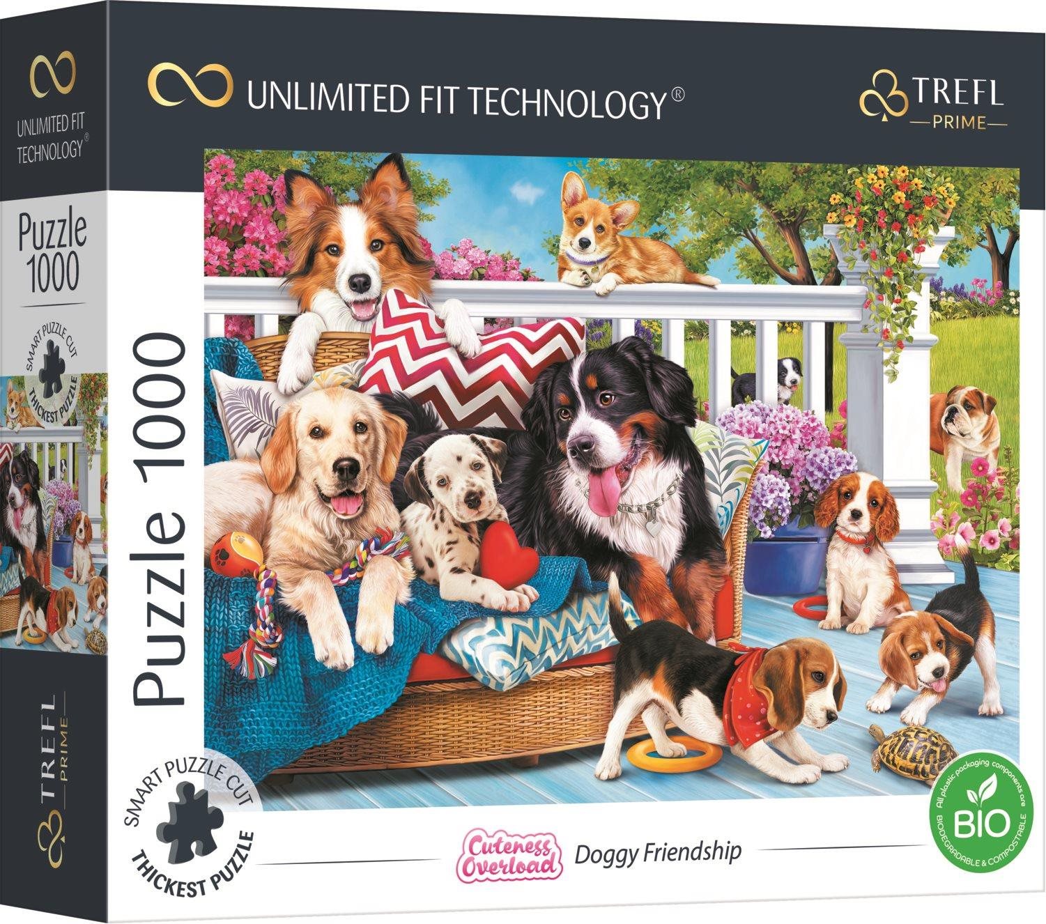 Trefl Puzzle UFT Cuteness Overload: Psí přátelství 1000 dílků
