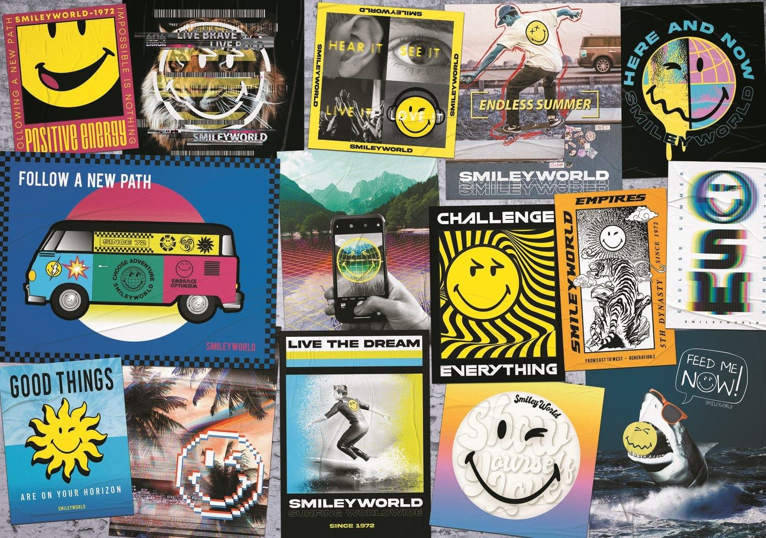 Trefl Puzzle Smiley: Lepší den se Smiley 1000 dílků