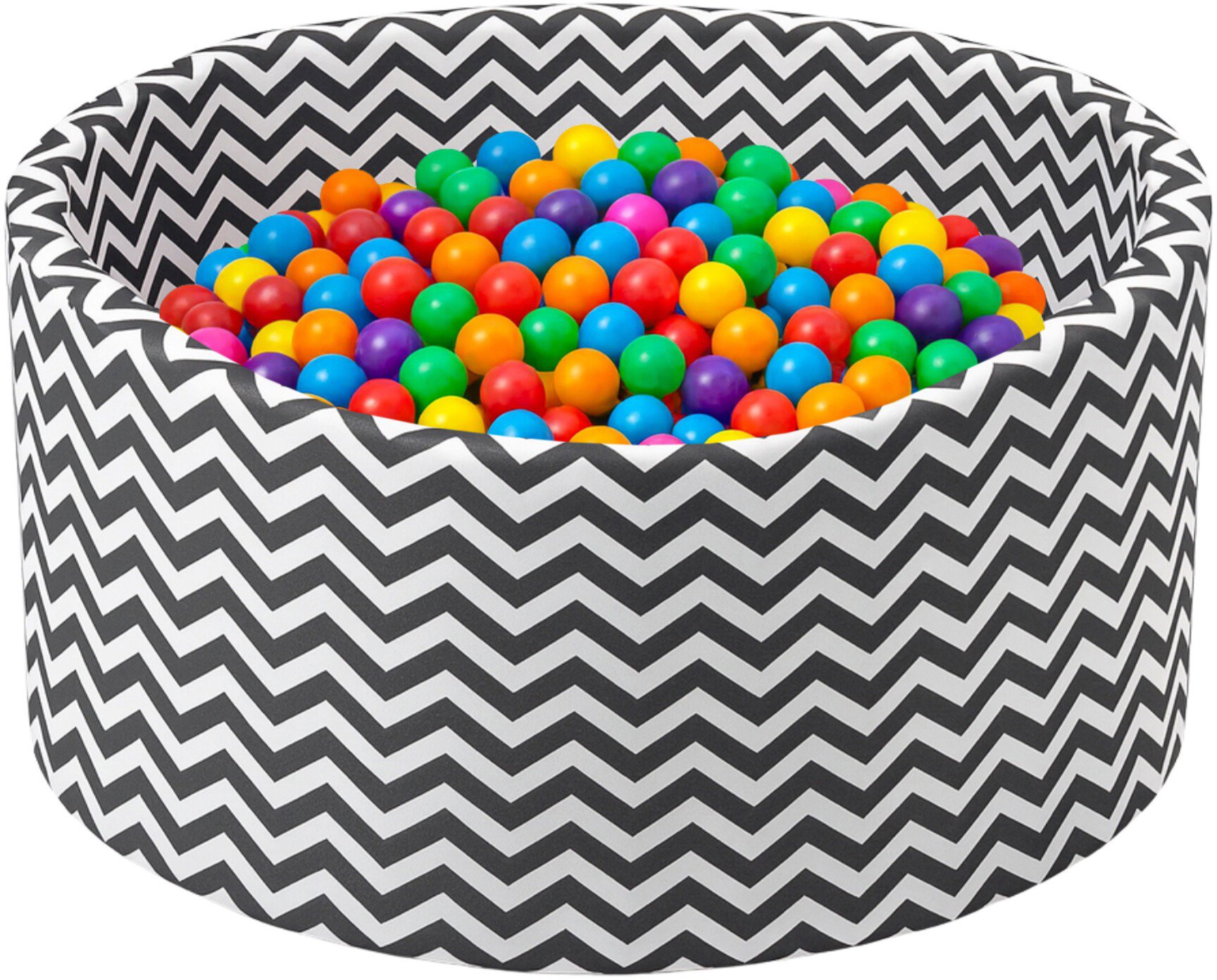 Aga Suchý bazén s míčky 90 × 40 cm ZigZag