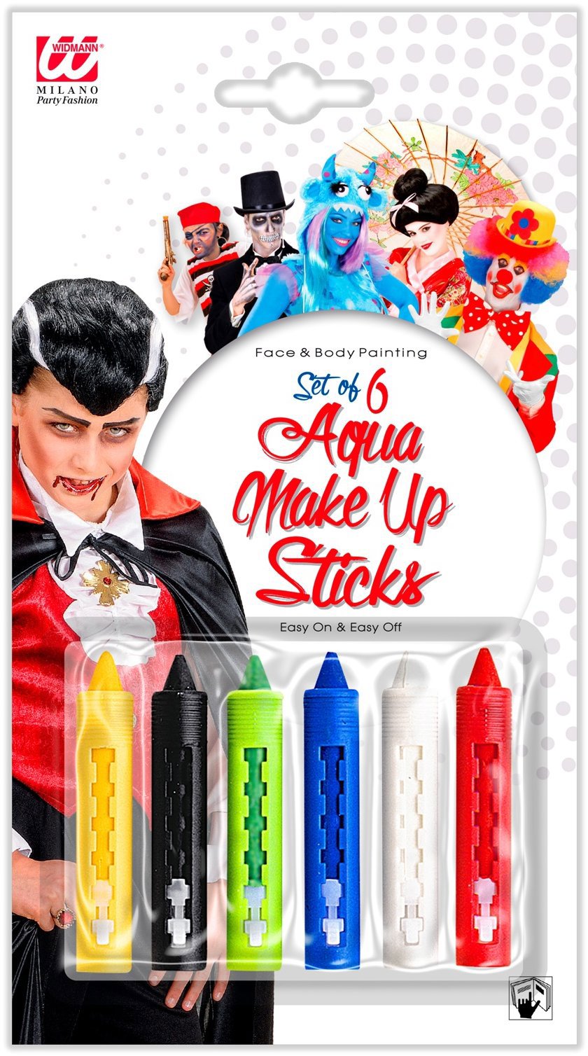 WIDMANN Barvy na obličej tužky 6 ks