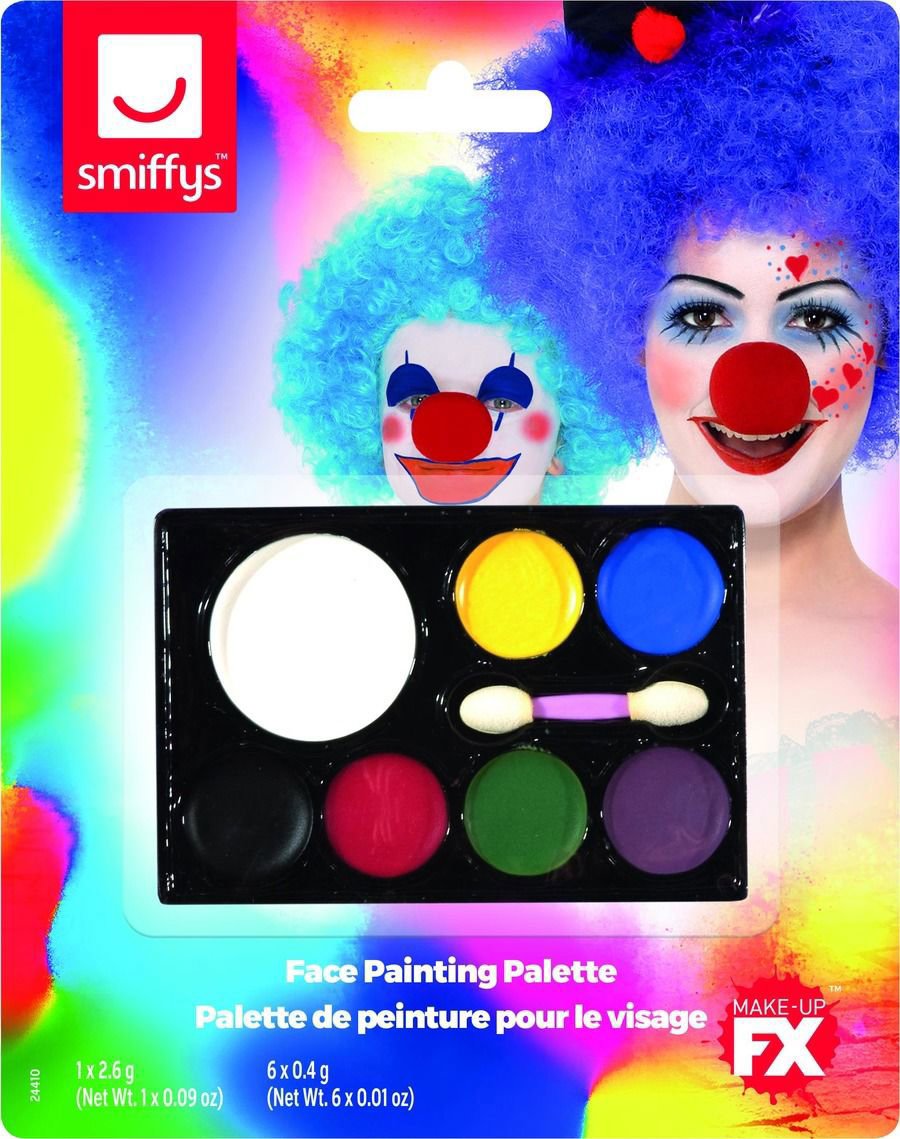 SMIFFYS Barvy na obličej 7 barev