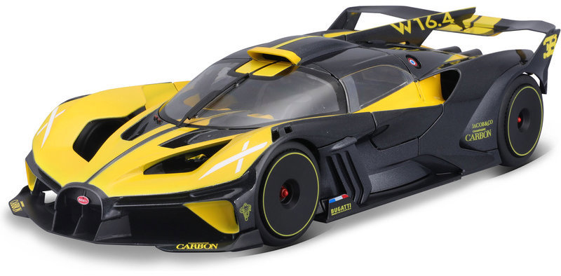 Bburago Bugatti Bolide 1:18 žlutá