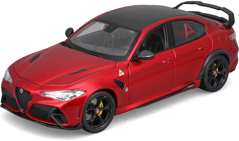 Bburago Alfa Romeo Giulia GTA 1:18 červená metalíza