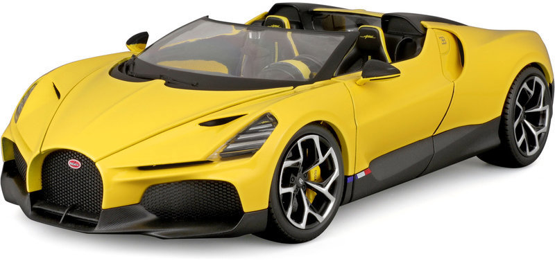 Bburago Bugatti Mistral 1:18 žlutá