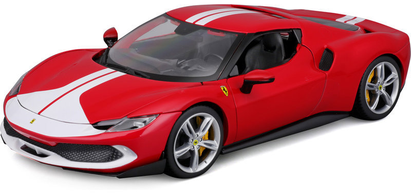 Bburago Ferrari 296 GTB Assetto Fiorano 1:18 červená