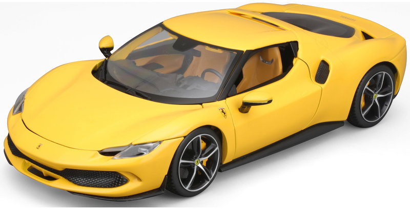 Bburago Ferrari 296 GTB 1:18 žlutá
