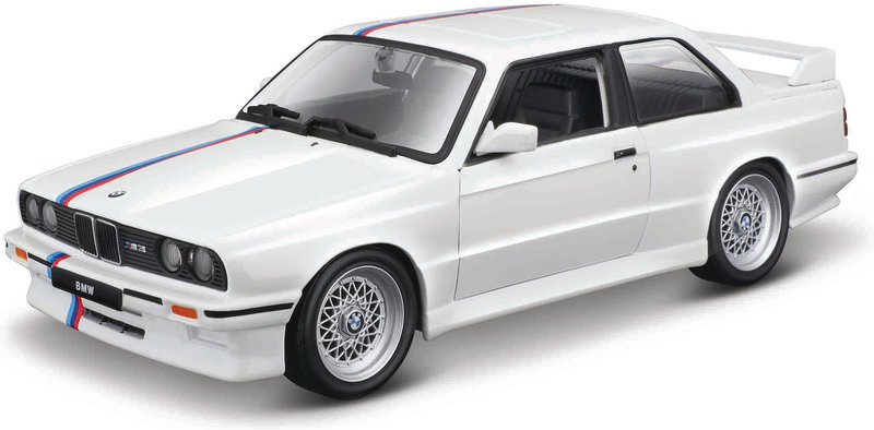 Bburago BMW 3 Series M3 1988 1:24 bílá