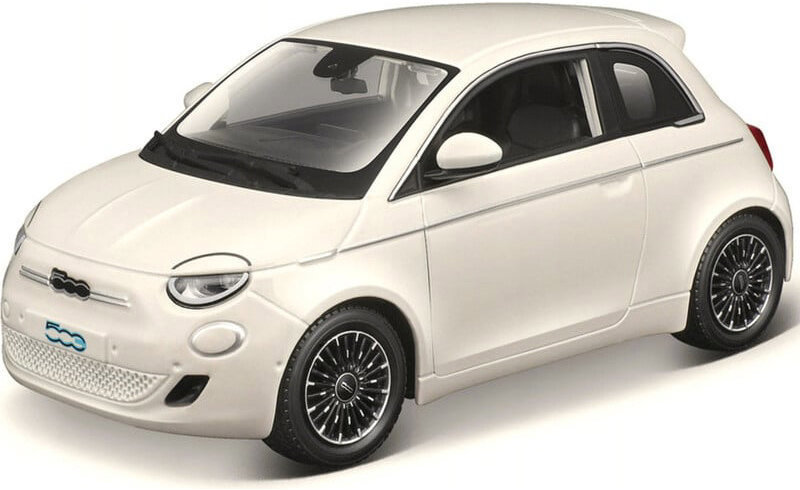 Bburago Fiat 500e 2023 1:24 bílá