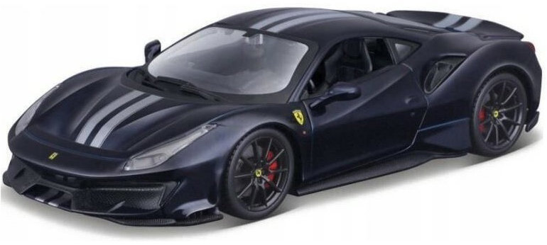 Bburago Ferrari 488 Pista 1:24 tmavě modrá