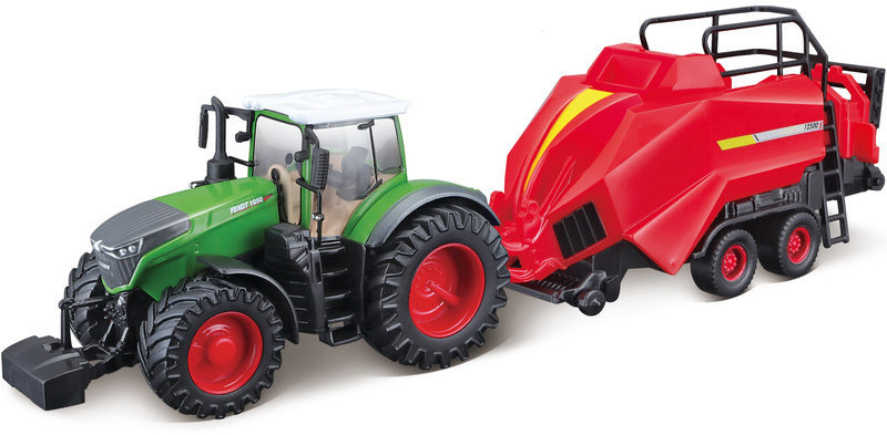 Bburago Fendt 1050 Vario s lisem na balíky 1:50