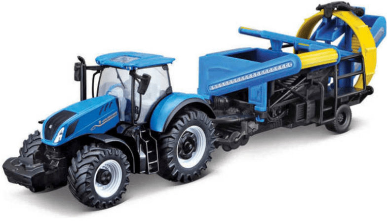 Bburago New Holland T7.315 s kultivátorem 1:50