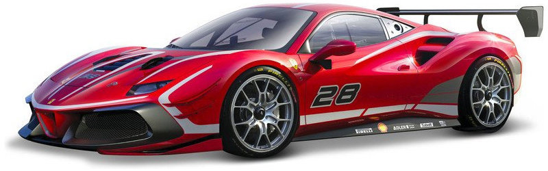 Bburago Signature Ferrari 488 Challenge Evo 2020 1:43 #28