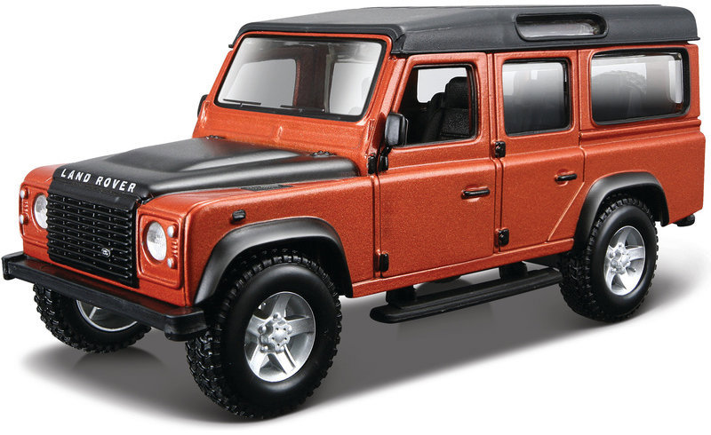Bburago Land Rover Defeneder 110 1:32 hnědá metalíza