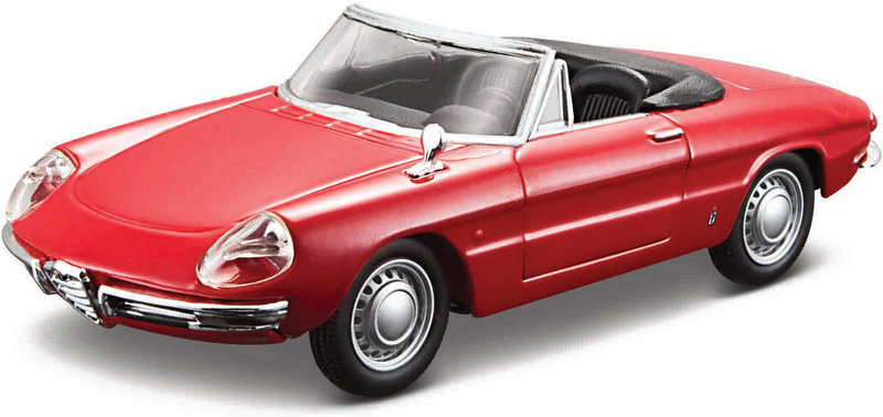 Bburago Alfa Romeo Spider 1966 1:32 červená