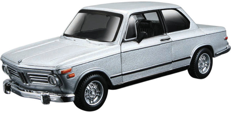 Bburago BMW 2002tii 1972 1:32 stříbrná