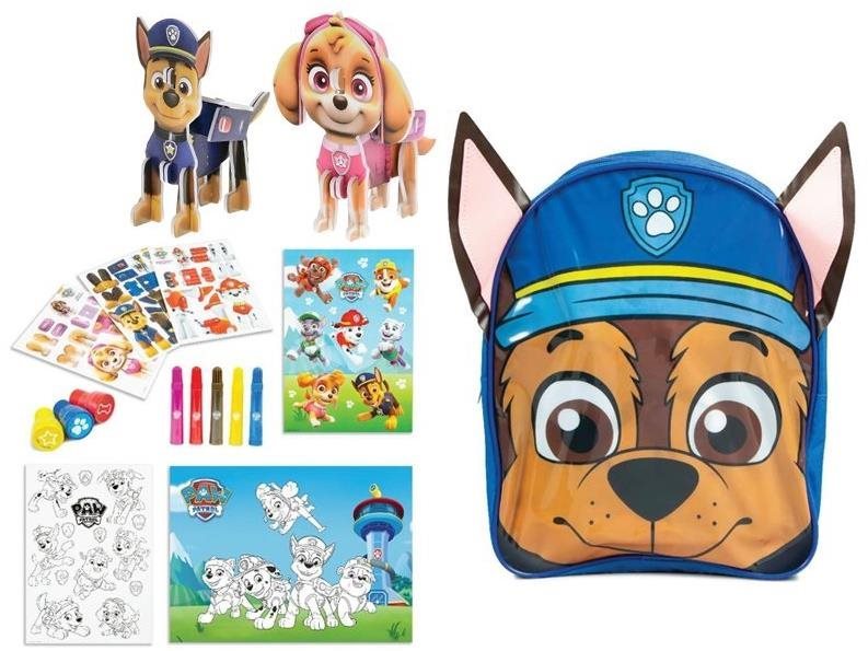 MIKRO-TRADING Paw patrol tvořivá sada v batůžku Chase