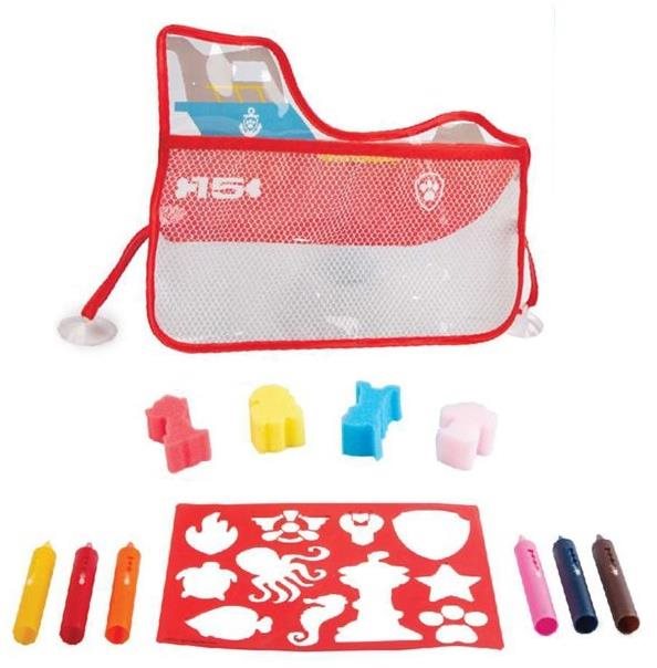 LENA Paw patrol sada pastelek do vany se šablonami v krabičce