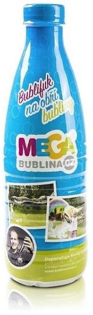 Megabublina - bublifuk na velké bubliny - bublinková směs 1 l