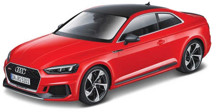 Model Audi RS 5 Coupe, 1:24 červená