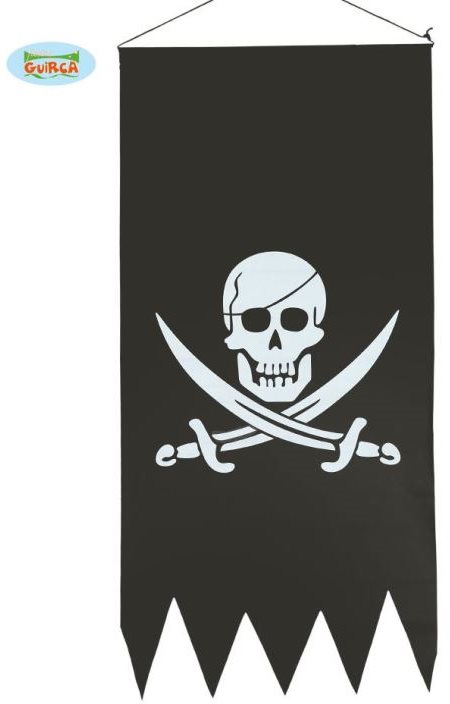 Pirátská Vlajka - Banner - 43X86 cm