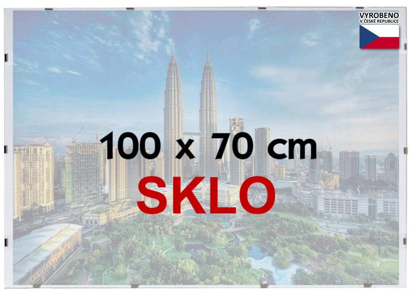 BFHM Rám na puzzle Euroclip, 100 × 70 cm, sklo