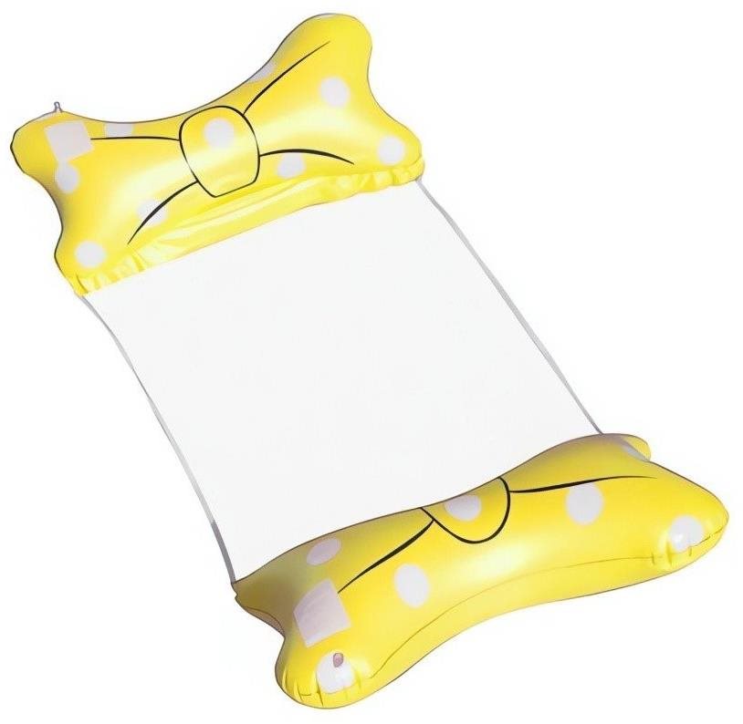 GGV Lehátko do bazénu mašle 130 × 70 × 15 cm, žluté