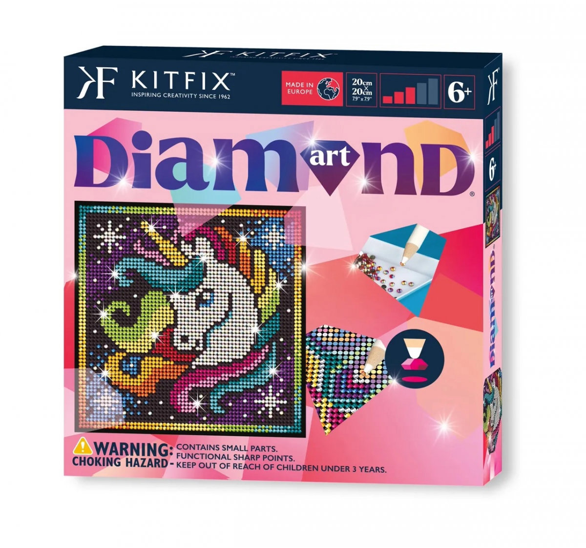 Kitfix Diamantové malování Classic - Jednorožec 6+
