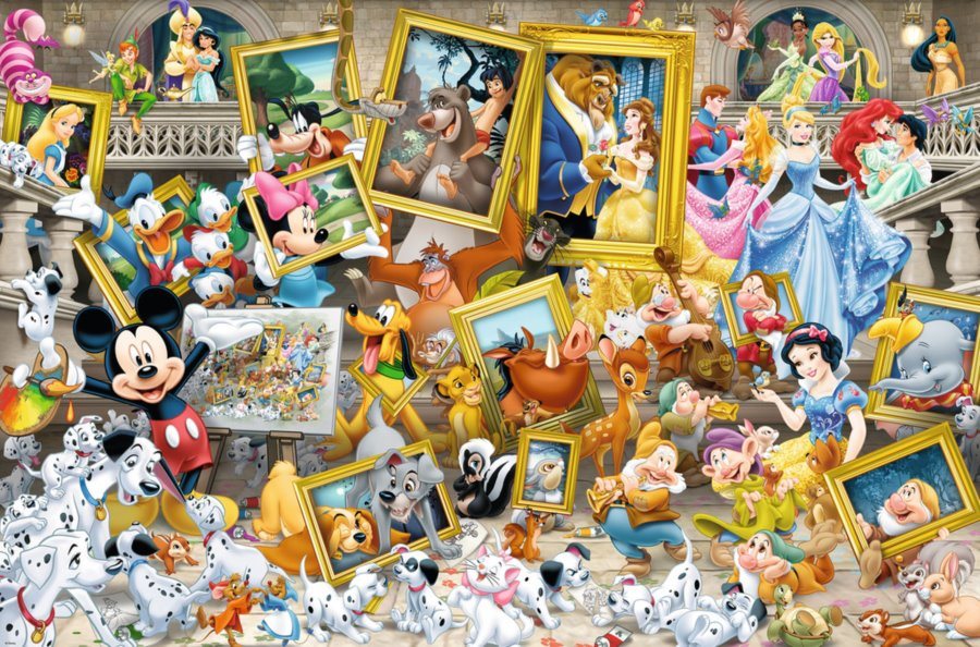 Ravensburger Puzzle Malíř Mickey 5000 dílků