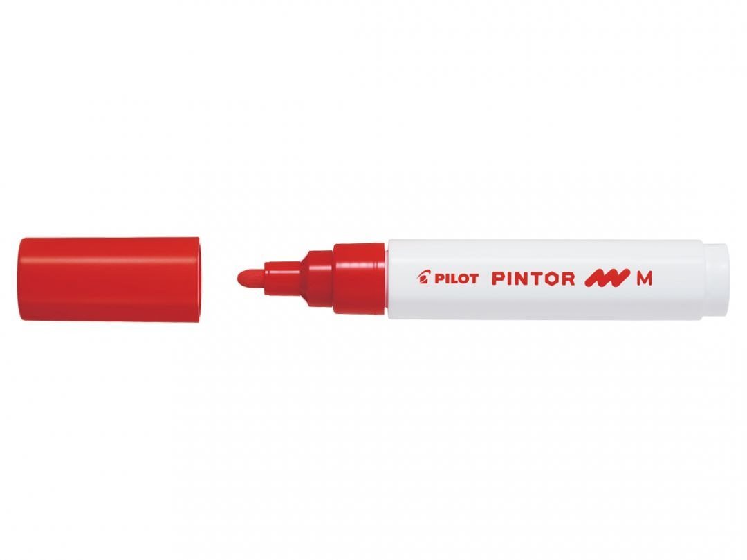 PILOT Pintor Medium, akrylový, červená