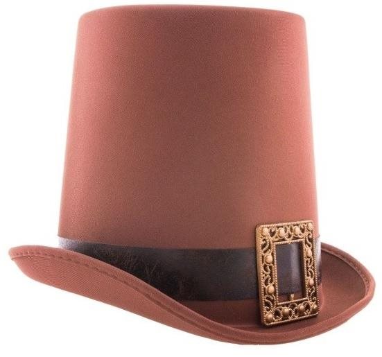 Funny Fashion Dobový klobouk cylindr - steampunk