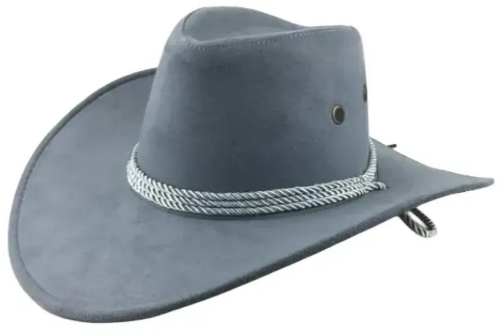GAIRA Klobouk Western 70331 šedý