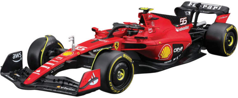 Bburago Ferrari SF-23 (2023) 1:24 #55 Sainz (hard case)