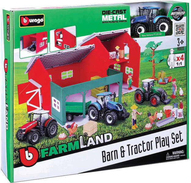 Bburago Farmland Farm Set s traktorem