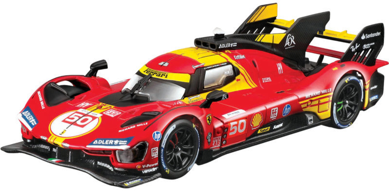 Bburago Ferrari 499P 1:43 #50 24h Le Mans Champion 2024