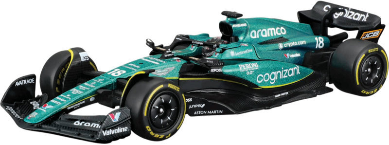 Bburago Aston Martin AMR23 (2023) 1:43 #18 Strol (s jezdcem)