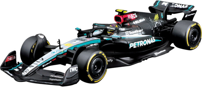 Bburago Mercedes-AMG F1 W15 (2024) 1:43 #44 Hamilton (s jezdcem)