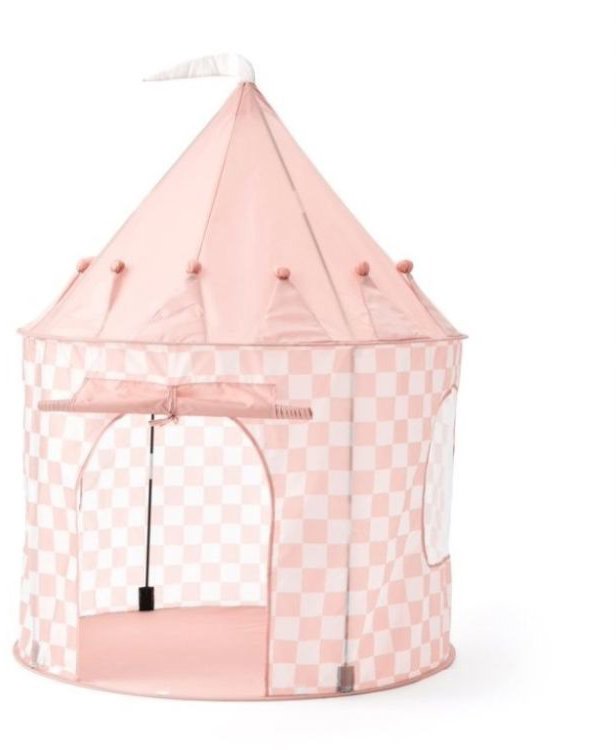 Kid's Concept Hrací stan kostkovaný STAR růžový