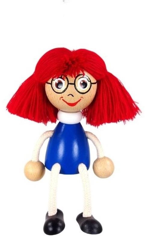 KROKIDO Mánička - ručně malovaná dřevěná figurka