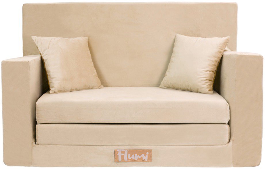 Flumi Dětská rozkládací pohovka béžová