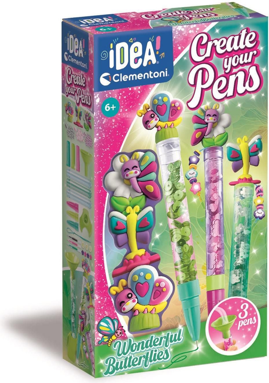 IDEA Kreativní sada pro výrobu per Wonderful Butterflies