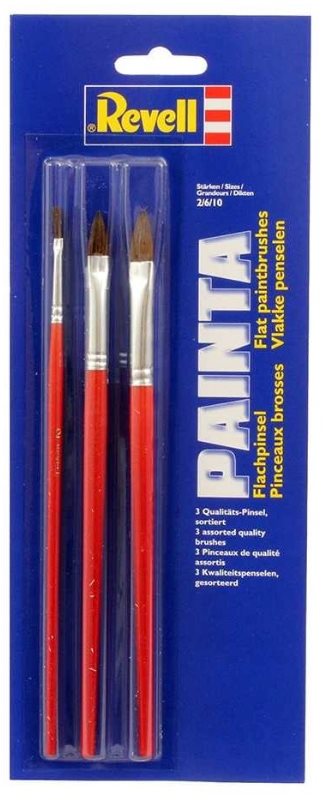 Painta Flat Set 29610 - sada 3 plochých štětců