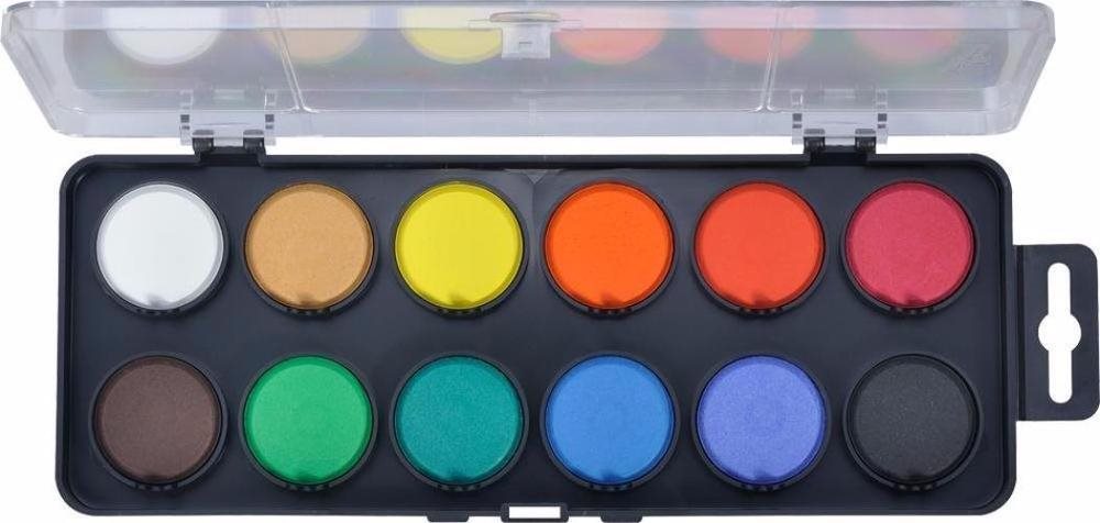 Koh-i-noor 172511 - vodové barvy 30 mm, 12 barev