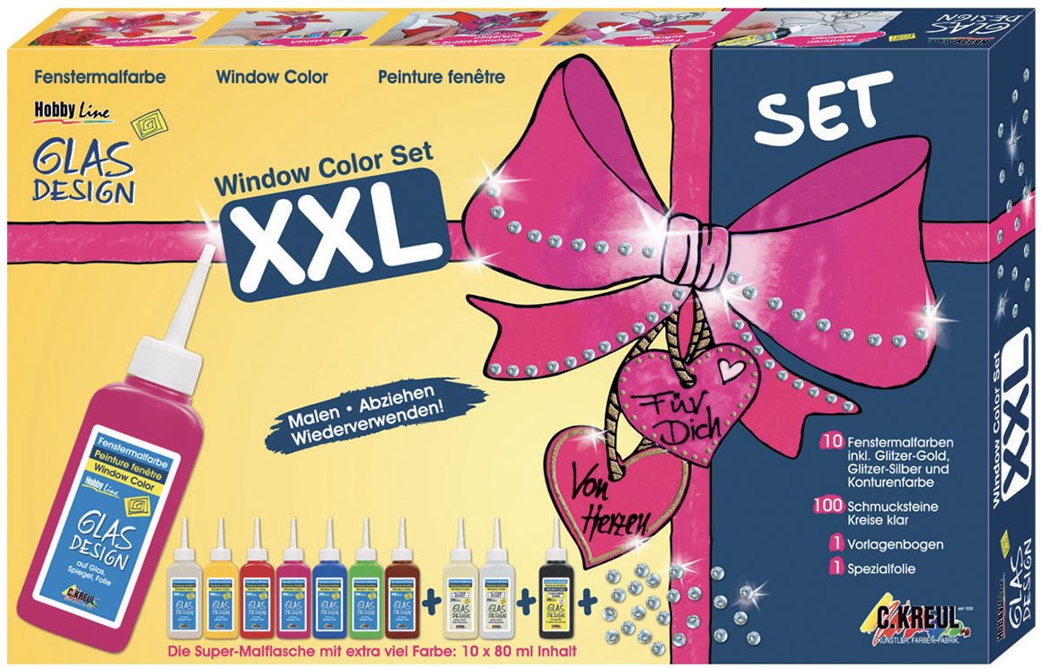 Kreul Barvy na sklo Window Color XXL