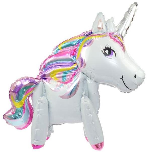 ARPEX Balón foliový jednorožec - unicorn - 55 cm (nelze plnit heliem)
