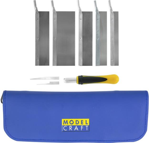 Modelcraft ruční pilka s výměnnými listy (sada 8 ks)