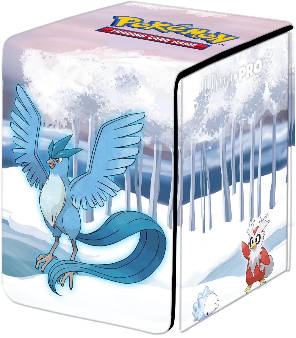 Pokémon UP: GS Frosted Forest - Flip Box kožená krabička na karty